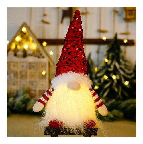 Xd Para Lote 3 Muñecoduende Con Luz Led Mayoreo Navideño