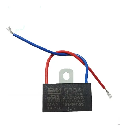 Capacitor 3uf (mfd) Cbb61 Para Ventiladores Samurai Y Otros
