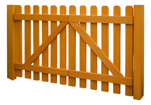 Portãozinho Fazendinha Duplo Com Até 150l X 100a Cm