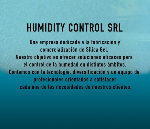 Silicagel Capsulas X 2 Ml Azul. Absorbente. Antihumedad