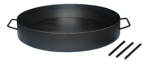 Disco De 55 Cm + Mechero Quemador A Gas 47 Cm De 3 Aros