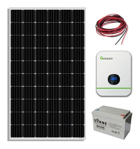 Kit Solar Fotovoltaico 3000w Paneles + Inversor + Baterías