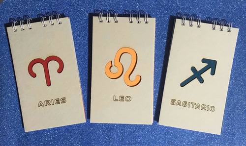 Imagen 7 de 10 de Libretas Personalizadas Signos Zodiacales