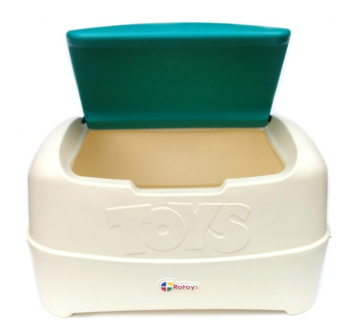 Imagen 3 de 6 de Baul Porta Juguetes Rotoys Con Tapa Plastico Irrompible Caja