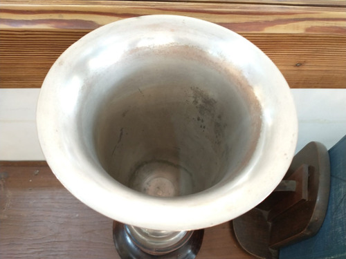Imagen 7 de 8 de Antigua Copa Trofeo Bañado En Plata Bordeu 79