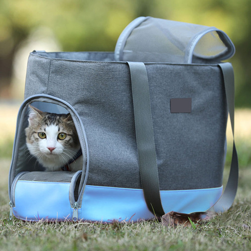 Maleta De Transporte Universal Blue Pet Con Bandolera Indivi