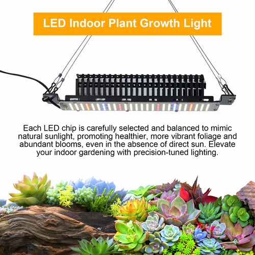 Lámpara De Crecimiento, Luz Led Led Para Plantas, Color Verd