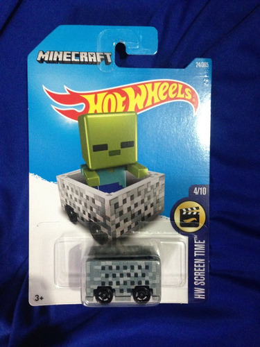 Hotwheels Minecart Minecraft  2017