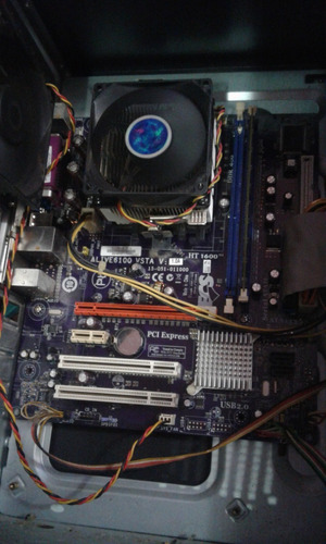 Imagen 3 de 4 de Tarjeta Madre Ddr400 +procesador+fancooler+memoria 1gb