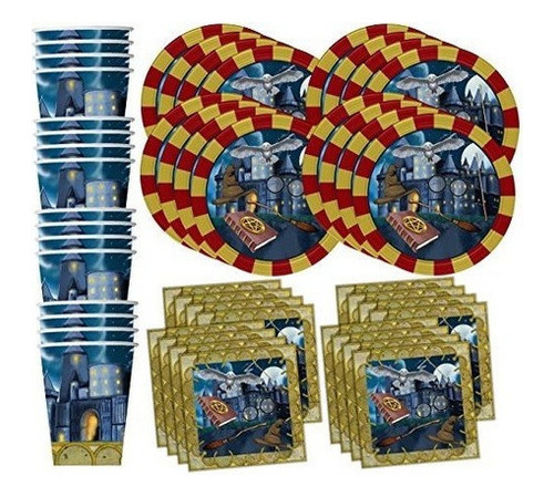 Suministros De Fiesta De Cumpleaos De Wizard Castle Set Jue