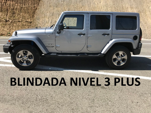 Imagen 14 de 15 de Jeep Sahara 4 Puertas 4x4 Blindada Nivel 3 Plus 2018 (impeca