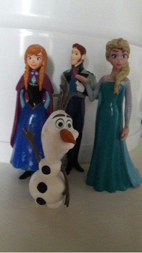 Colección Frozen 6 Muñecos  Anna Elsa Hans Olaf Anna Elsa ..