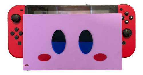 Cover Kirby Cara Nintendo Switch Dock Pixelados_