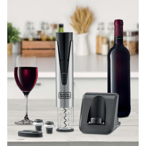 Imagem 5 de 8 de Abridor De Vinho Com Bomba De Vacuo W15 Black+decker