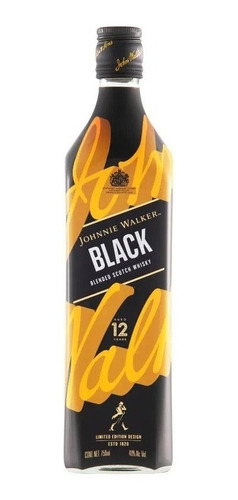 Whisky Johnnie Walker Black 12 Años Edic Icon Festive 750 Ml