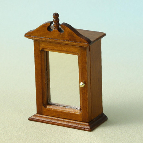 Armario En Miniatura De Casa De Muñecas A Madera De Nogal