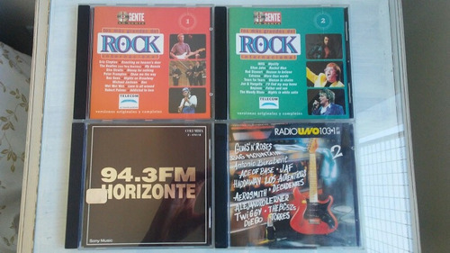 Lote 4 Cds Compilados Rock Internacional 50 Temas Años 80