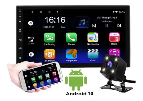 Auto Estéreo Android 8.1 Pantalla Touch Wifi Gps Y Camara