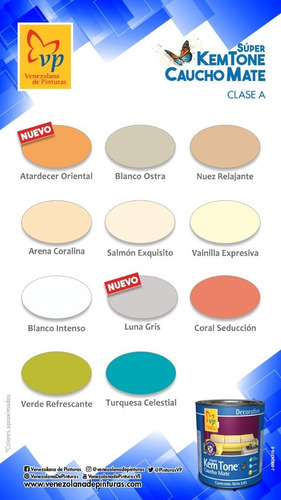Pintura Caucho Mate Súper Kem Tone Blanco Intenso Galón Vp