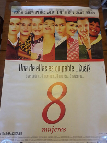 Poster De 8 Mujeres