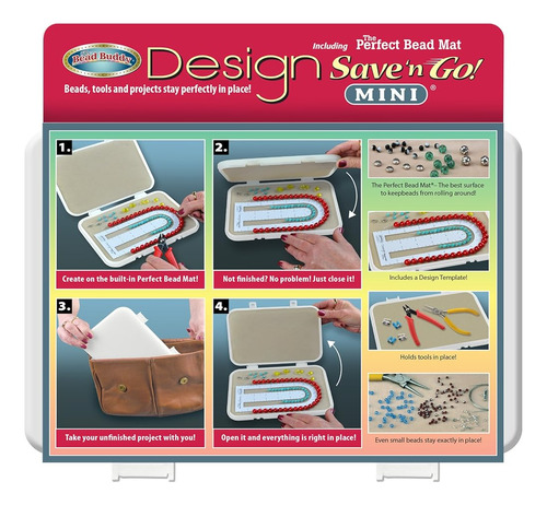 Bead Buddy Design Save And Go Mini Kit De Abalorios Portátil