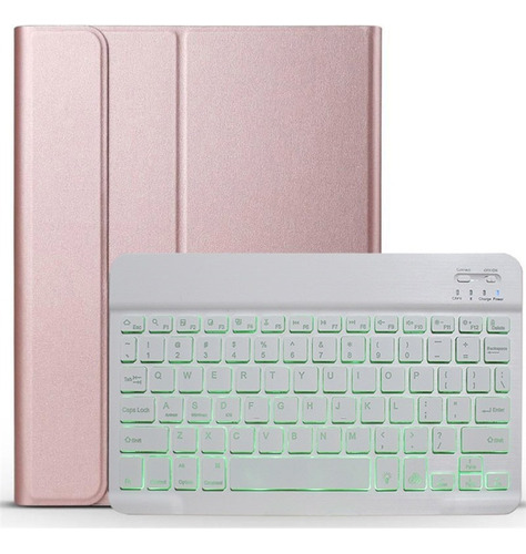 Funda Retroiluminada Teclado Bluetooth Para iPad 2/3/4 9.7in