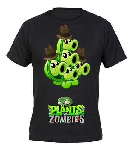Polera Estampada Plantas Vs Zombies Ultimate 8