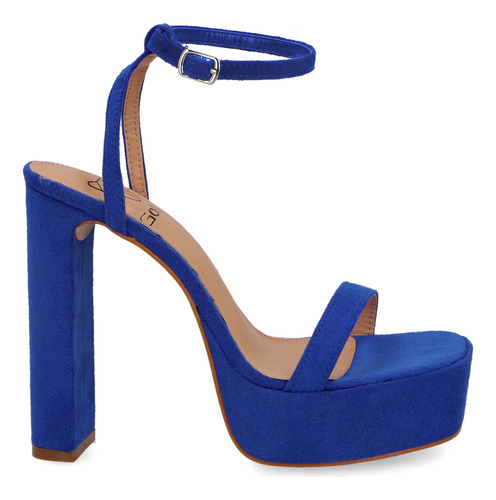 Sandalias Taco Azul  3510104