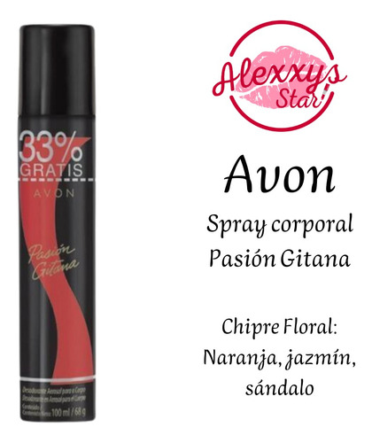 Desodorante Corporal Aerosol - Avon | Alexxys Star