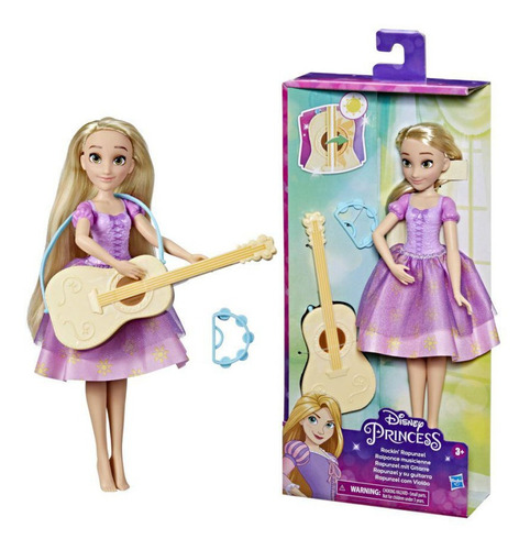 Princesa Disney Rapunzel Y Su Guitarra