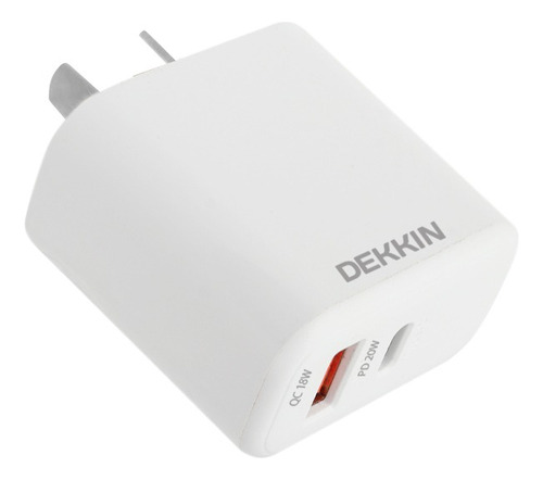 Cargador Dekkin 18w Carga Rapida Doble Puerto Usb Wa-131