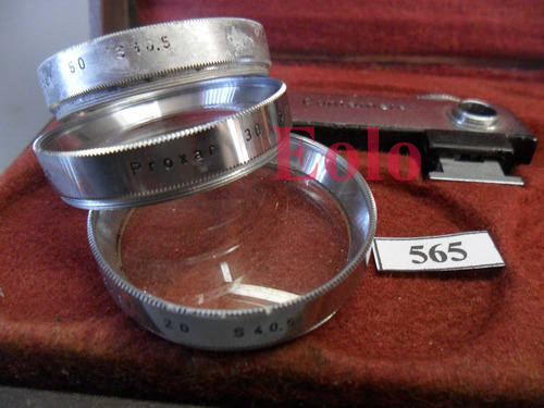 Imagem 3 de 4 de Contax Kit Contameter 439 * 3 Proxar Zeiss Germany * Leia