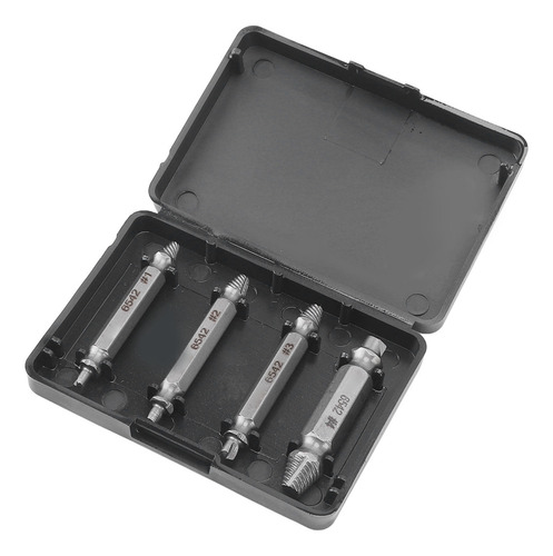 Conjunto De Extrator De Brocas De Parafuso, 4 Peças De Cabeç
