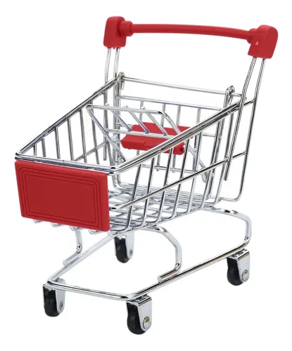 2025 Carro De Compras En Miniatura For Casa De Muñecas, Mini
