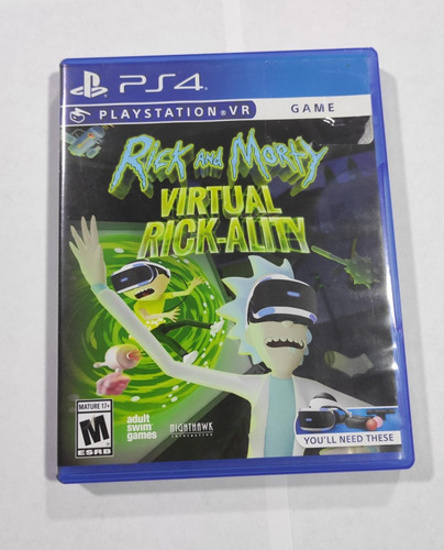 Rick And Morty Virtual Rick-ality Ps4