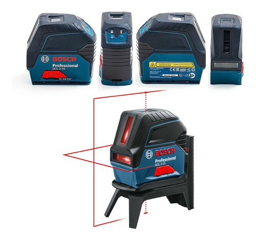 Nível A Laser Gcl2-15 Bosch Vermelho Profissional Com Maleta