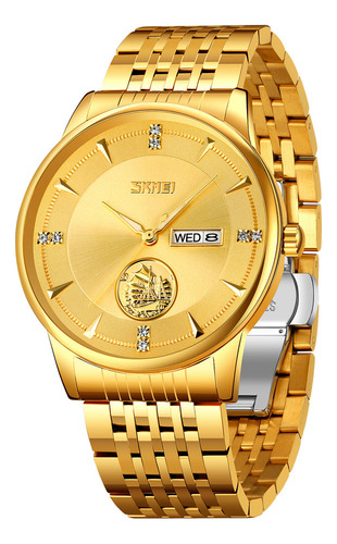 Reloj Cuarzo Acero Inoxidable Skmei 9309 For Hombre