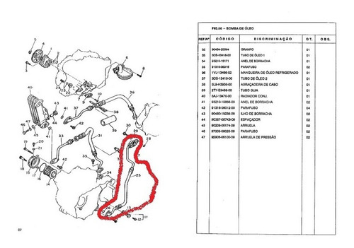 Mangueira De Oleo 1 Do Radiador Yamaha Xt600