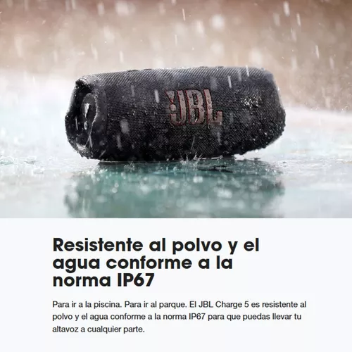 Parlante Bluetooth JBL Charge 5 resistente al agua IP67