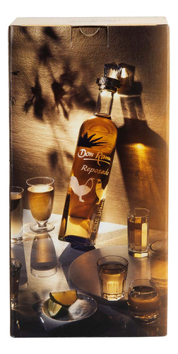 Tequila Reposado 100% Don Ramon Punta Diamante 750ml C/vasos