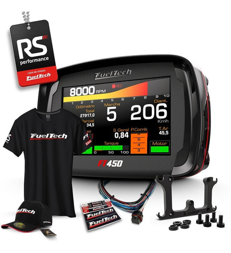 Imagem 1 de 8 de Fueltech Ft450 6 Metros + Brindes + 12x Pronta Entrega