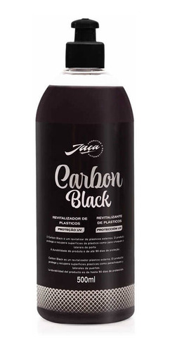 Revitalizador De Plasticos Externos Carbon Black Jaça 500ml