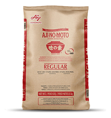 Ajinomoto Original Glutamato De Sodio 25 Kg 