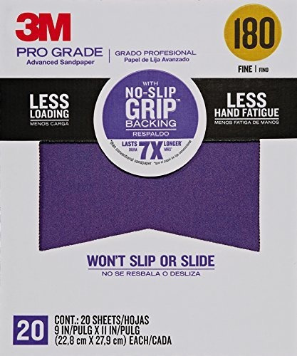 3m 26180cppg 180 Grit Pro Grade Noslip Grip Papel De Lija Av