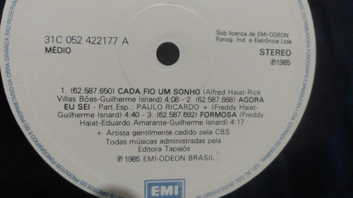 Lp Zero - Agora Eu Sei - Disco De Vinil (Usado)