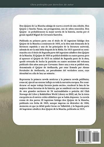 Don Quijote De La Mancha, Segunda Parte El Ingenios, de De Cervantes Saavedra, Don Miguel. Editorial Independently Published en español