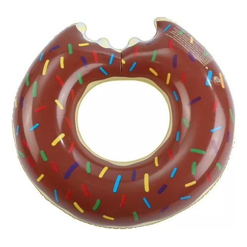 Inflable Flotador Forma De Dona Donuts Para Piscina De 90cm