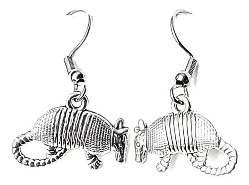 Pangolín / Armadillo 19x13mm Pendientes De Encanto De ...