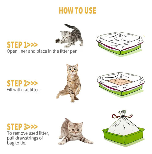 Nuevo 2 Paquetes De Bolsas De Arena For Gatos Con