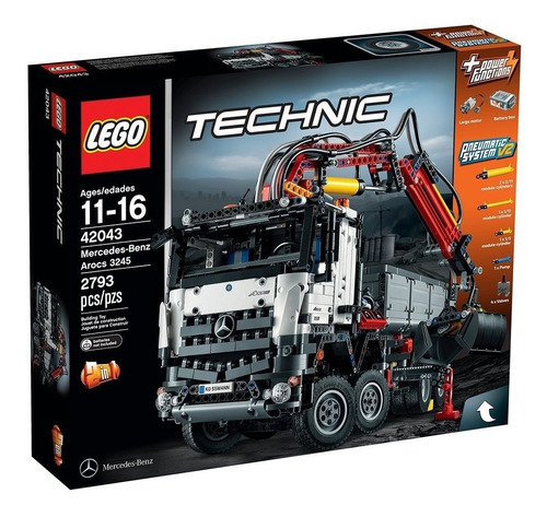 Lego 42043 Technic Técnica Mercedes Benz Arocs